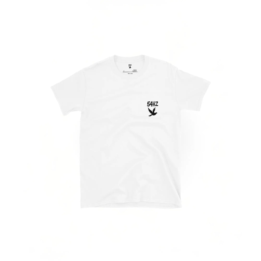 T-shirt 54HZ blanc – “Peace is power” 54HZ