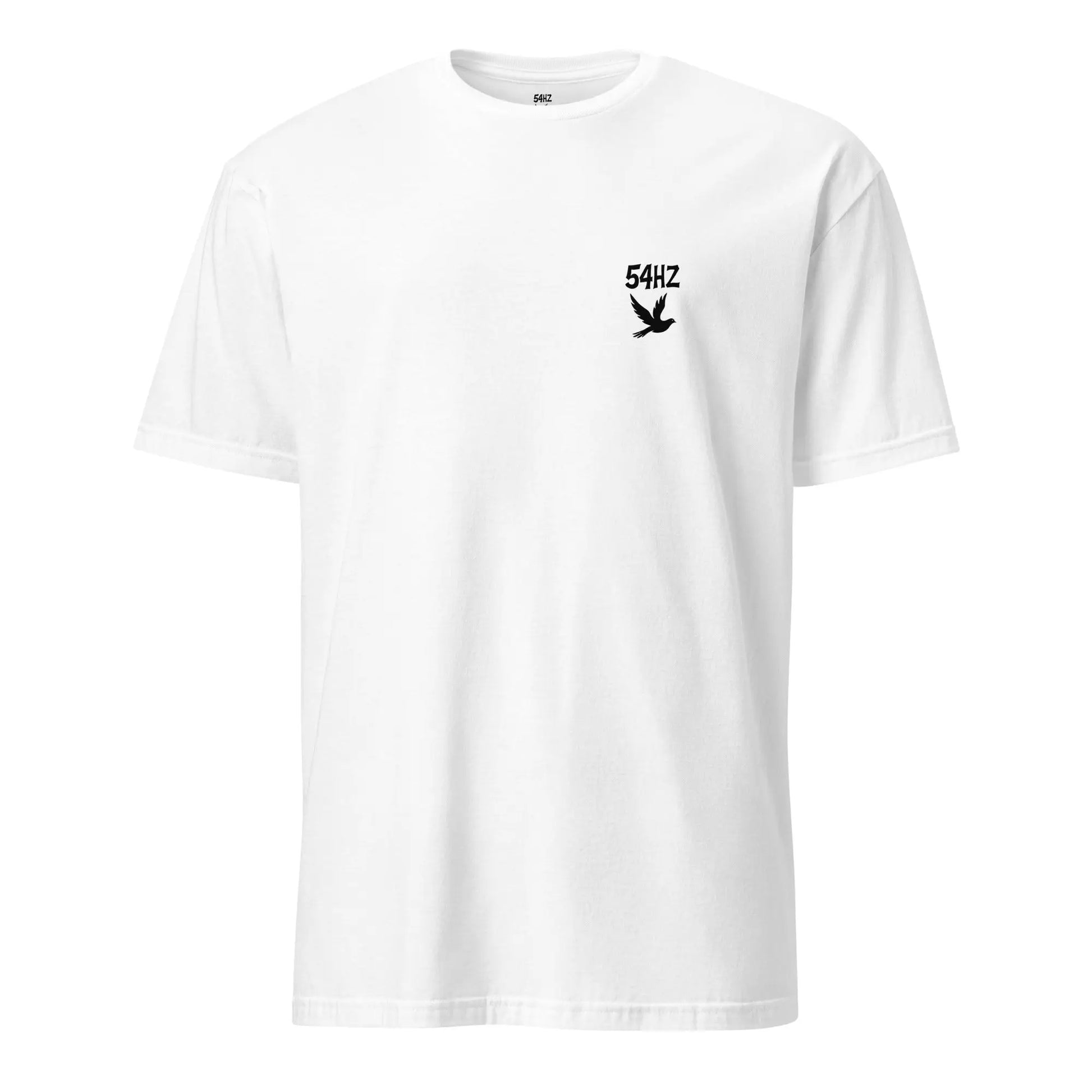 T-shirt 54HZ blanc – “Wear the frequency of peace” 54HZ