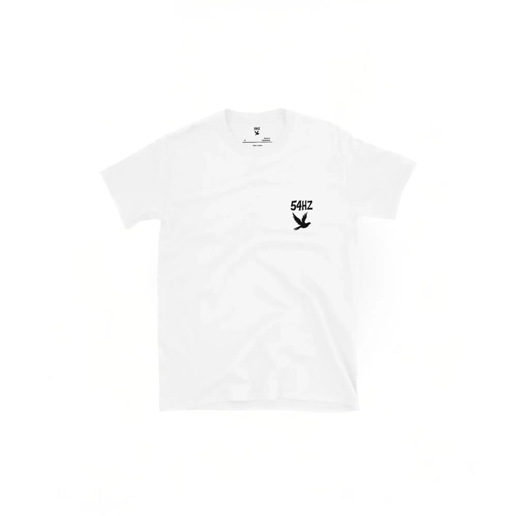 T-shirt 54HZ blanc– “Peace is power” 54HZ