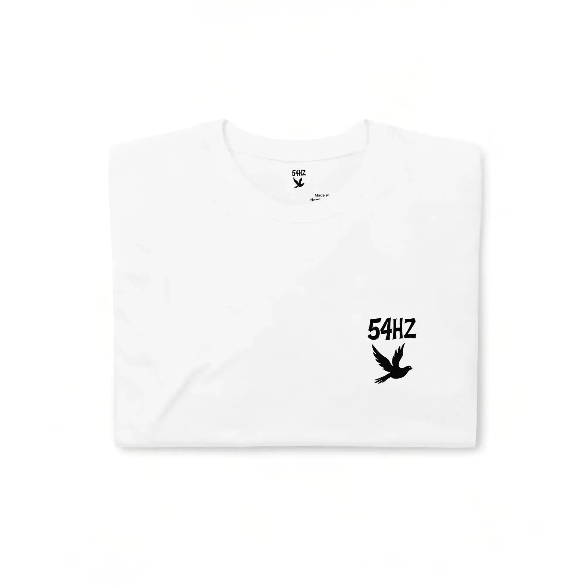 T-shirt 54HZ blanc– “Peace is power” 54HZ