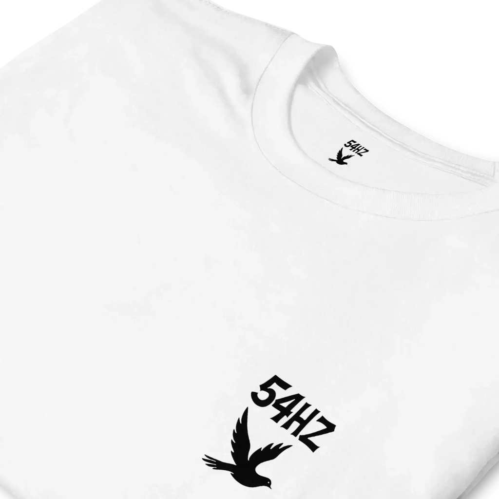 T-shirt 54HZ blanc – “Peace is power” 54HZ