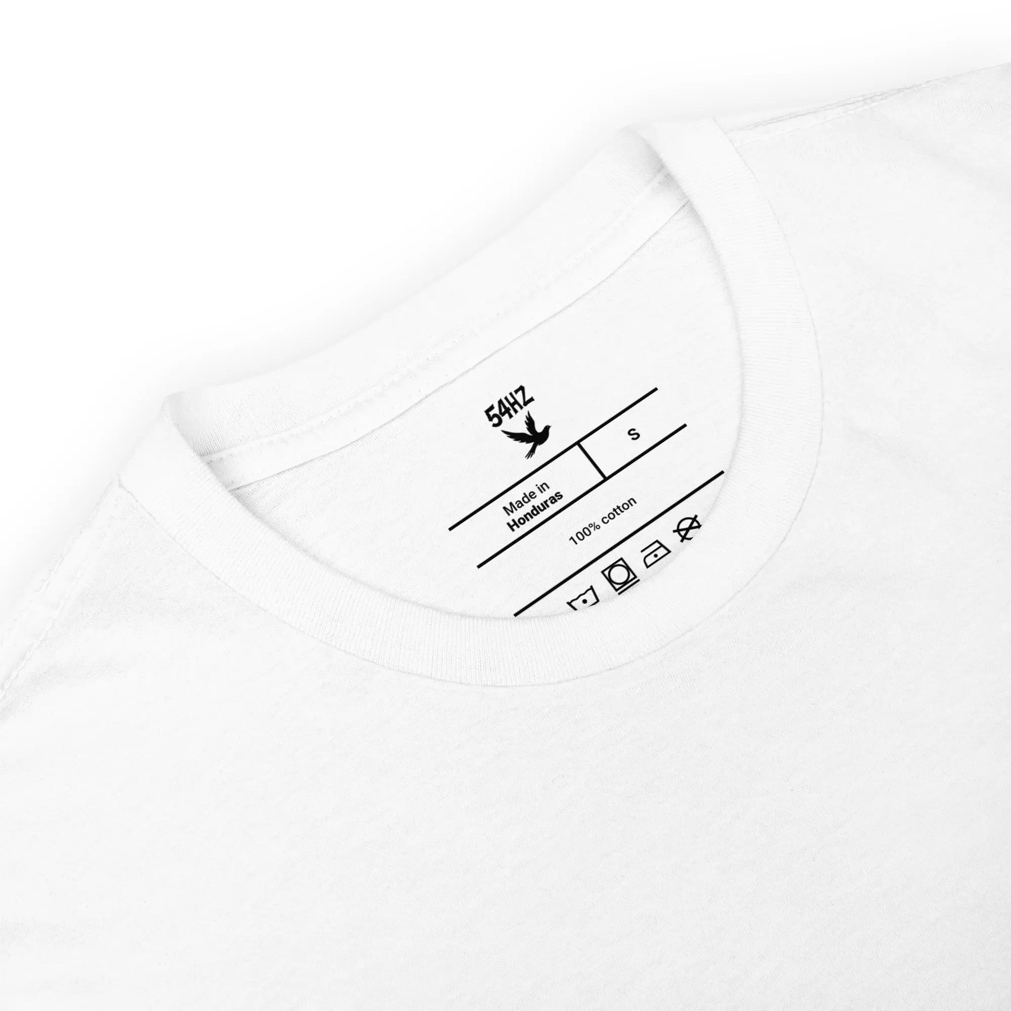 T-shirt 54HZ blanc– “Peace is power” 54HZ