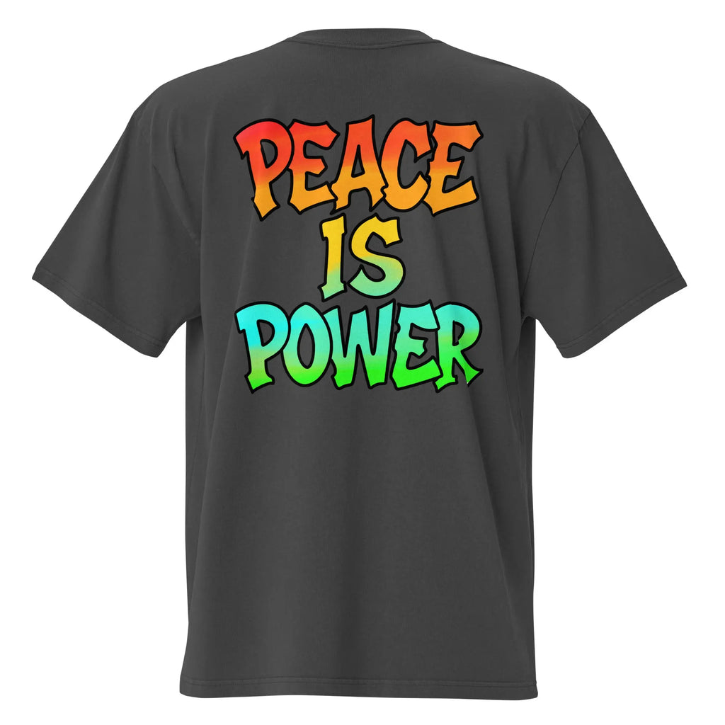 T-shirt 54HZ oversize - « Peace is Power » 54HZ